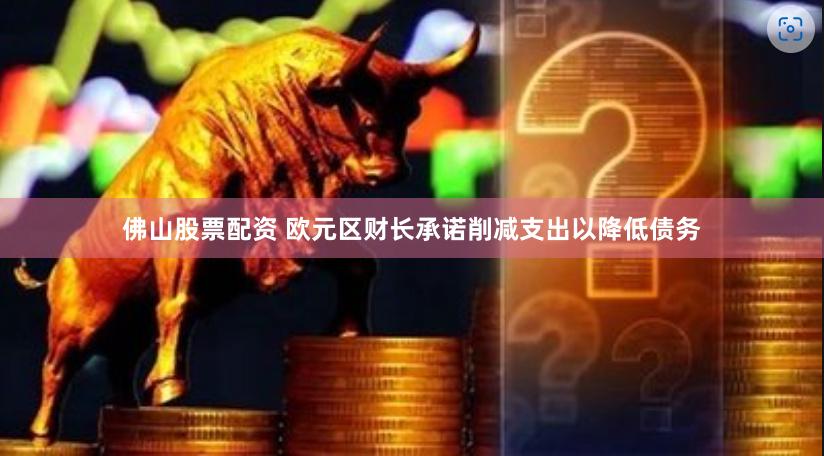 佛山股票配资 欧元区财长承诺削减支出以降低债务