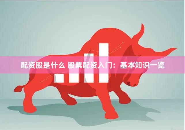 配资股是什么 股票配资入门：基本知识一览
